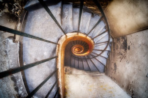 Rotonde Saint Marko | Escalier | Stairs | Lieux oubliés | Urbex | RanoPano Photography