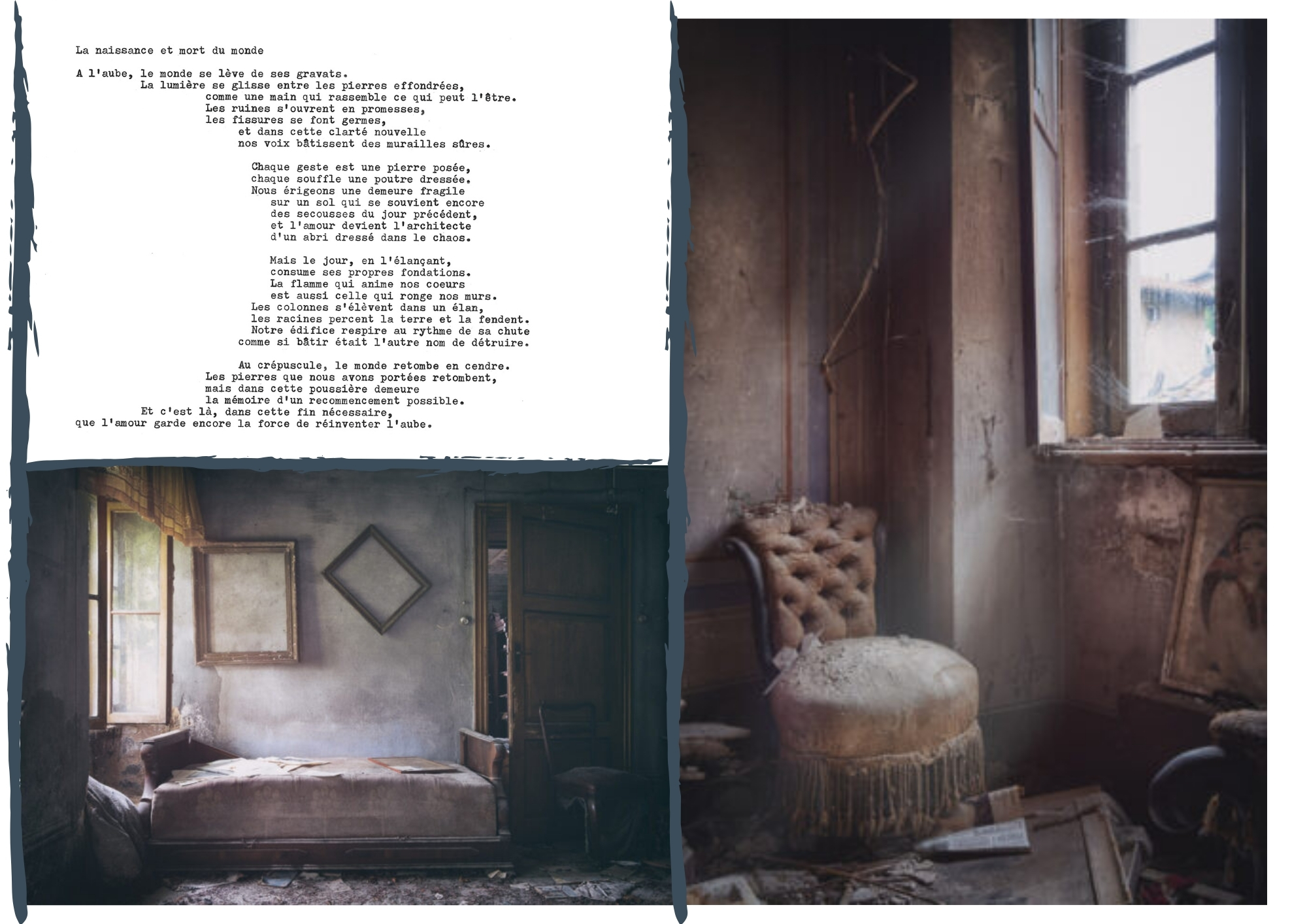 Musique : Birth And Death Of The Day Groupe : Explosions In Th e Sky Lieux : Viila Olivetti Apologie du temps perdu - La Naissance Et Mort Du Monde